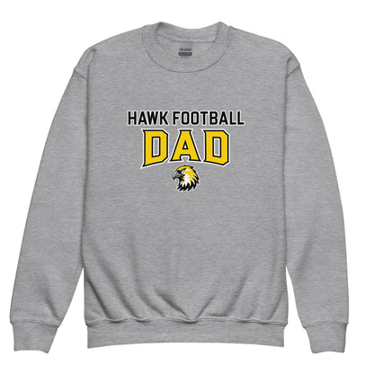 Classic | Youth Sweatshirt | Cardinal Ohara Hawks | Football Dad Logo