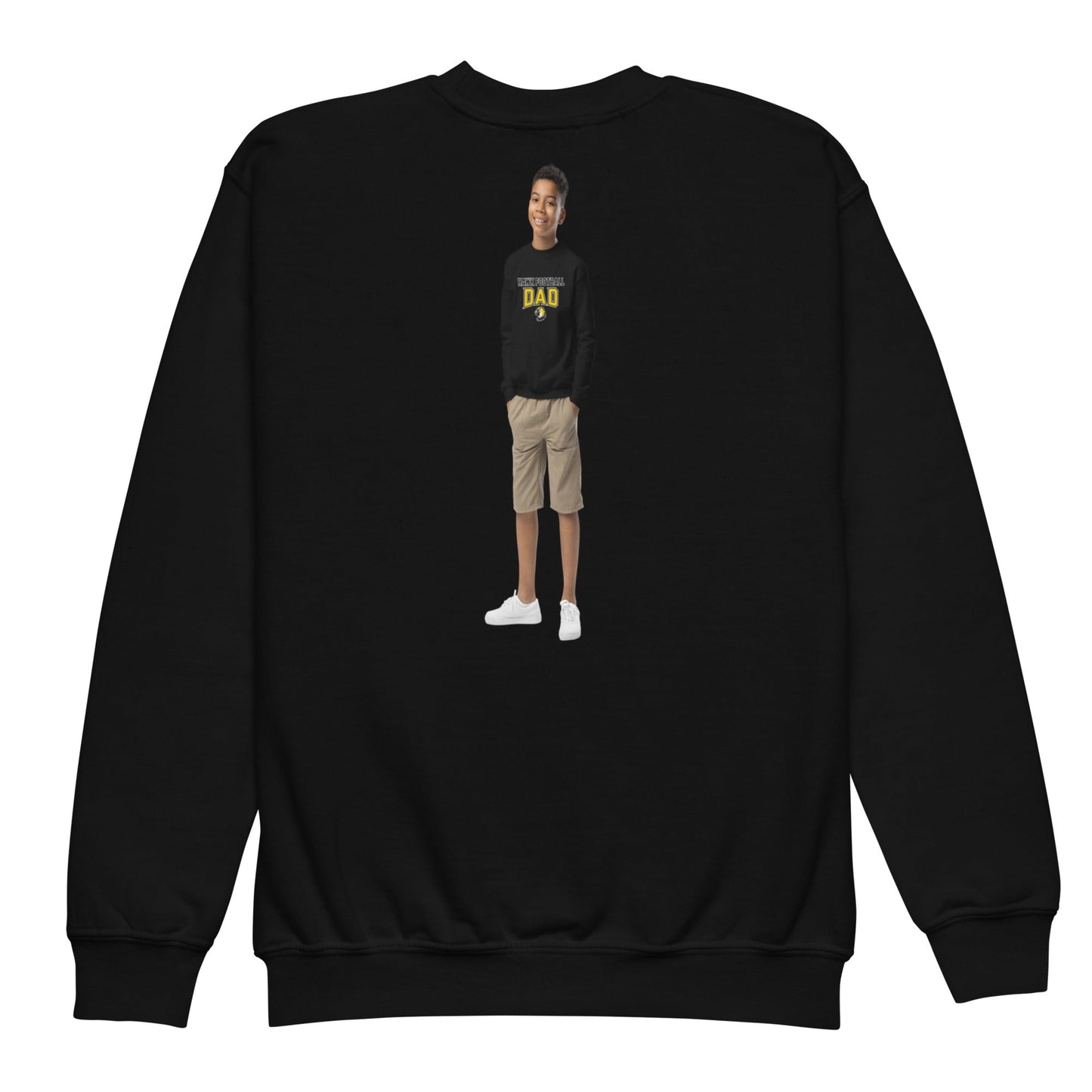 Classic | Youth Sweatshirt | Cardinal Ohara Hawks | Football Dad Logo