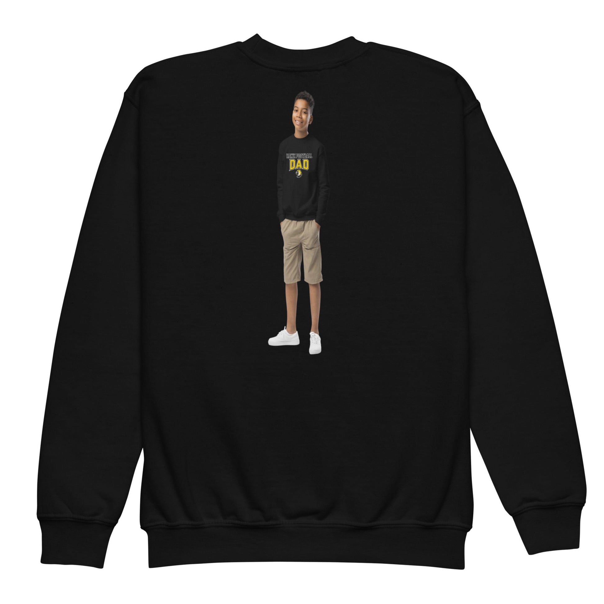 Classic | Youth Sweatshirt | Cardinal Ohara Hawks | Football Dad Logo