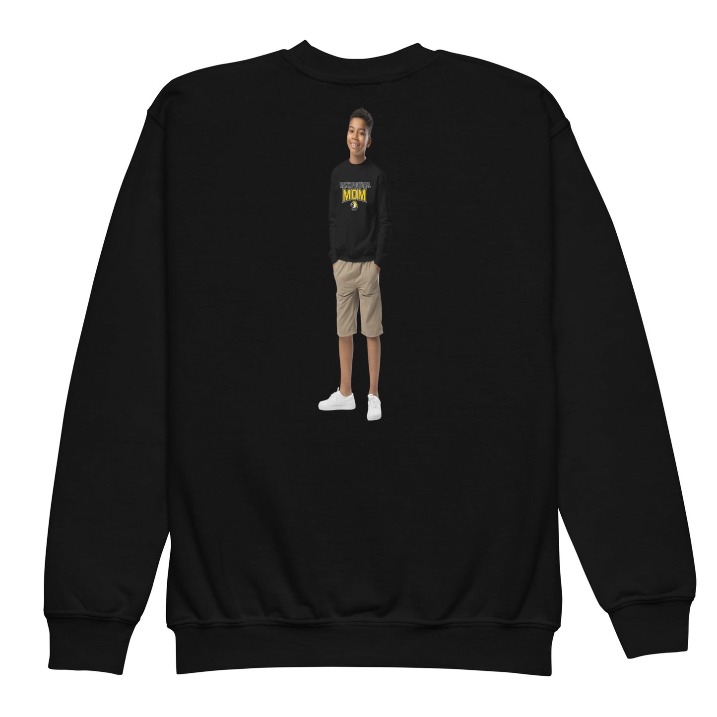 Classic | Youth Sweatshirt | Cardinal Ohara Hawks | Football Mom Logo