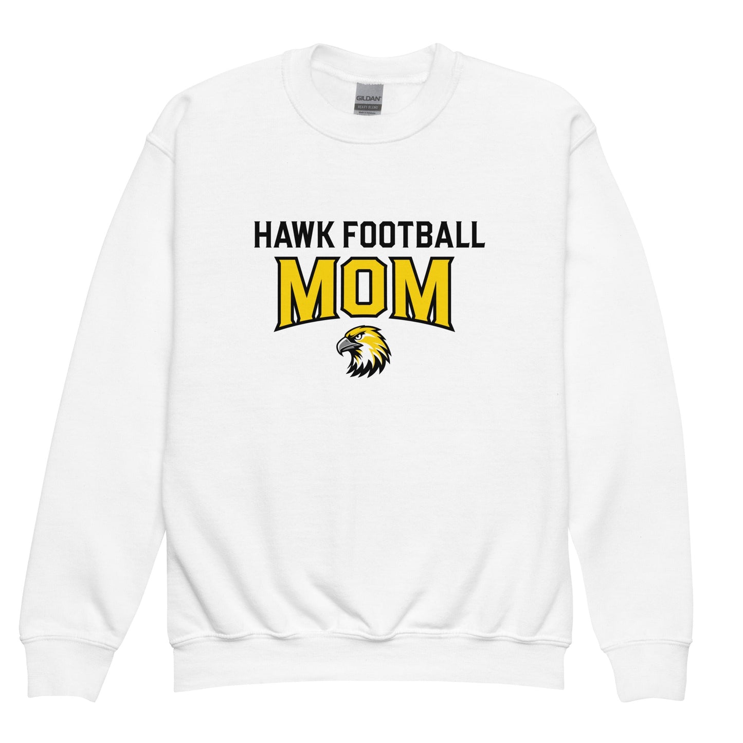Classic | Youth Sweatshirt | Cardinal Ohara Hawks | Football Mom Logo
