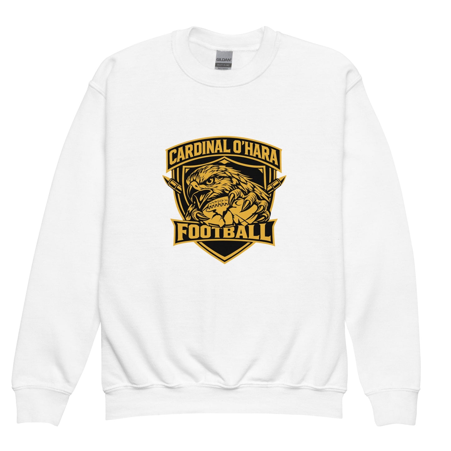 Classic | Youth Sweatshirt | Cardinal Ohara Hawks | Shield Logo