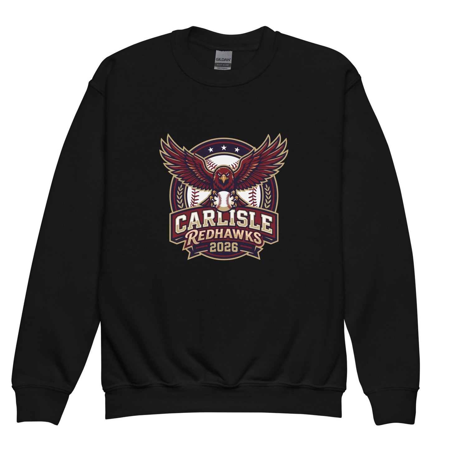 Classic | Youth Sweatshirt | Carlisle Redhawks | Emblem Logo