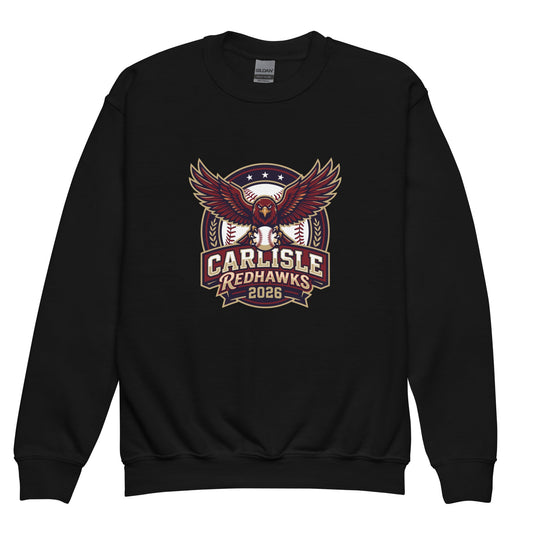 Classic | Youth Sweatshirt | Carlisle Redhawks | Emblem Logo