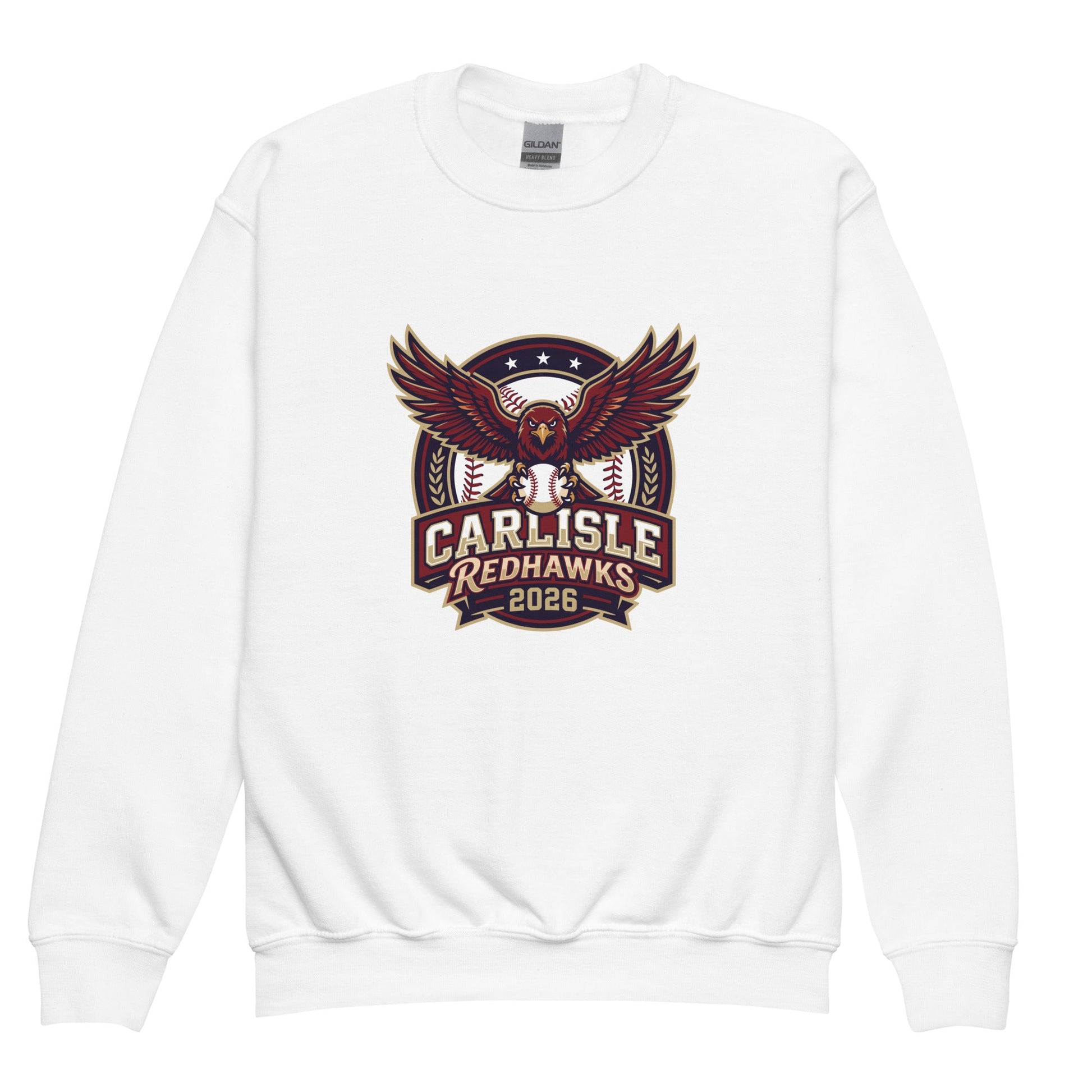 Classic | Youth Sweatshirt | Carlisle Redhawks | Emblem Logo