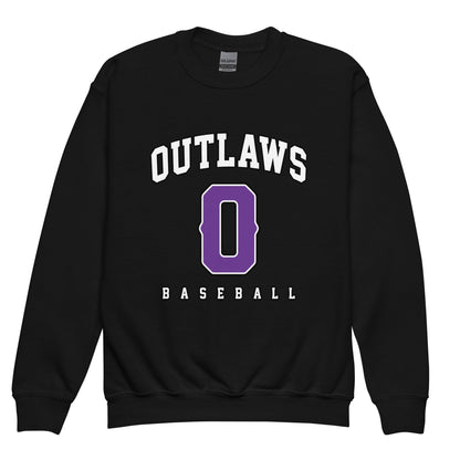 Classic | Youth Sweatshirt | Carolina Outlaws Baseball | Atheltics Logo