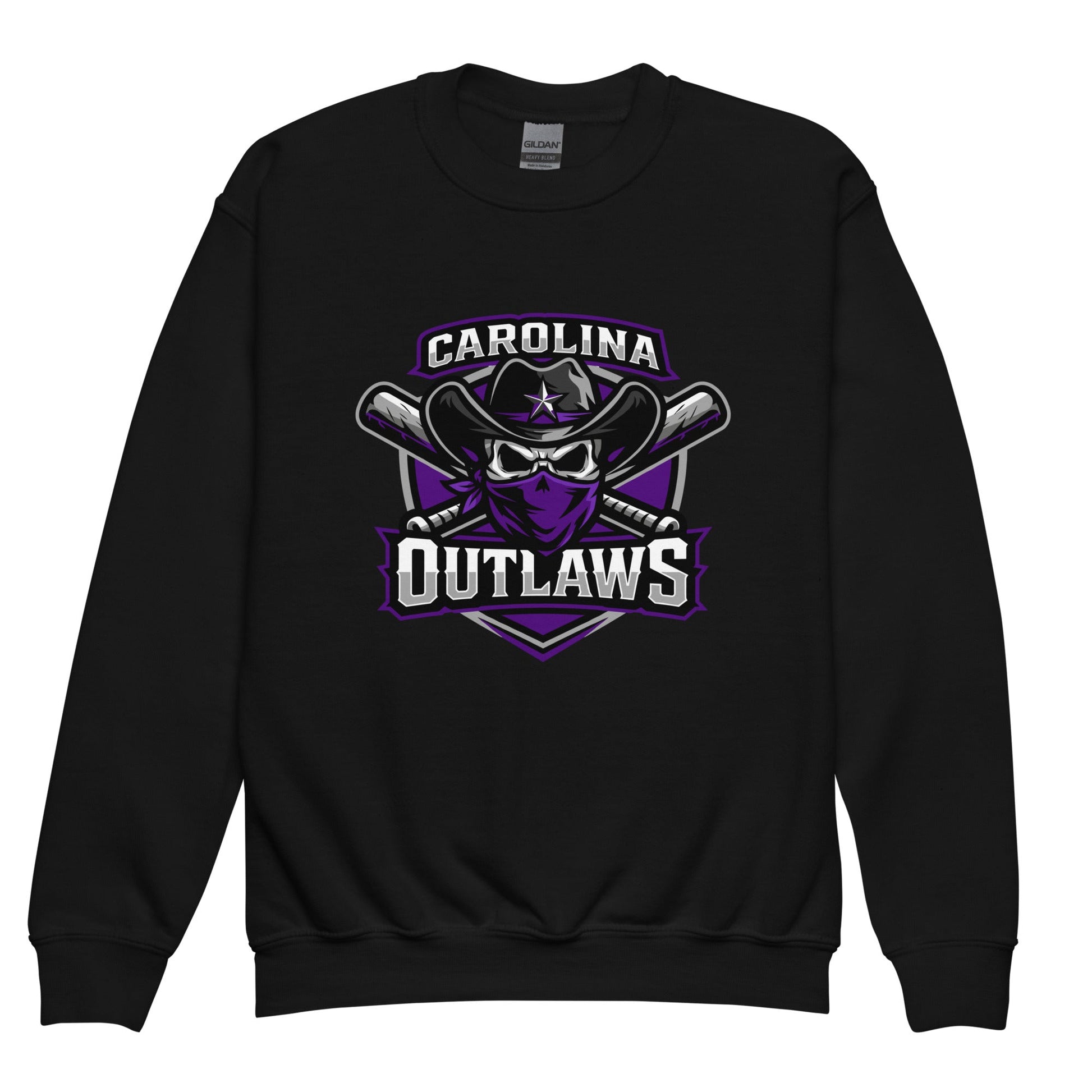 Classic | Youth Sweatshirt | Carolina Outlaws Baseball | Shield Logo