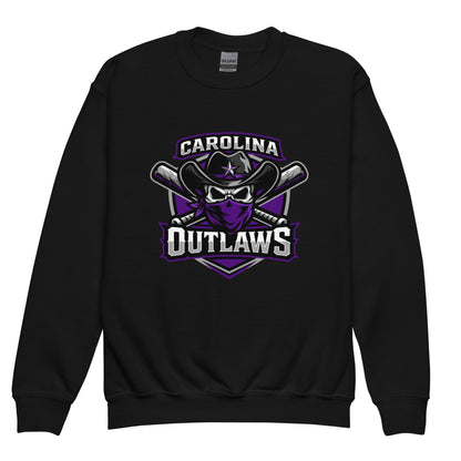 Classic | Youth Sweatshirt | Carolina Outlaws Baseball | Shield Logo