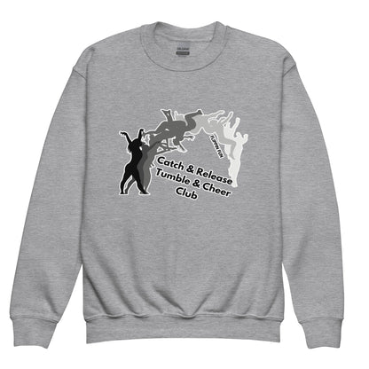 Classic | Youth Sweatshirt | Catch & Release Tumble & Cheer Club | Tumble Logo