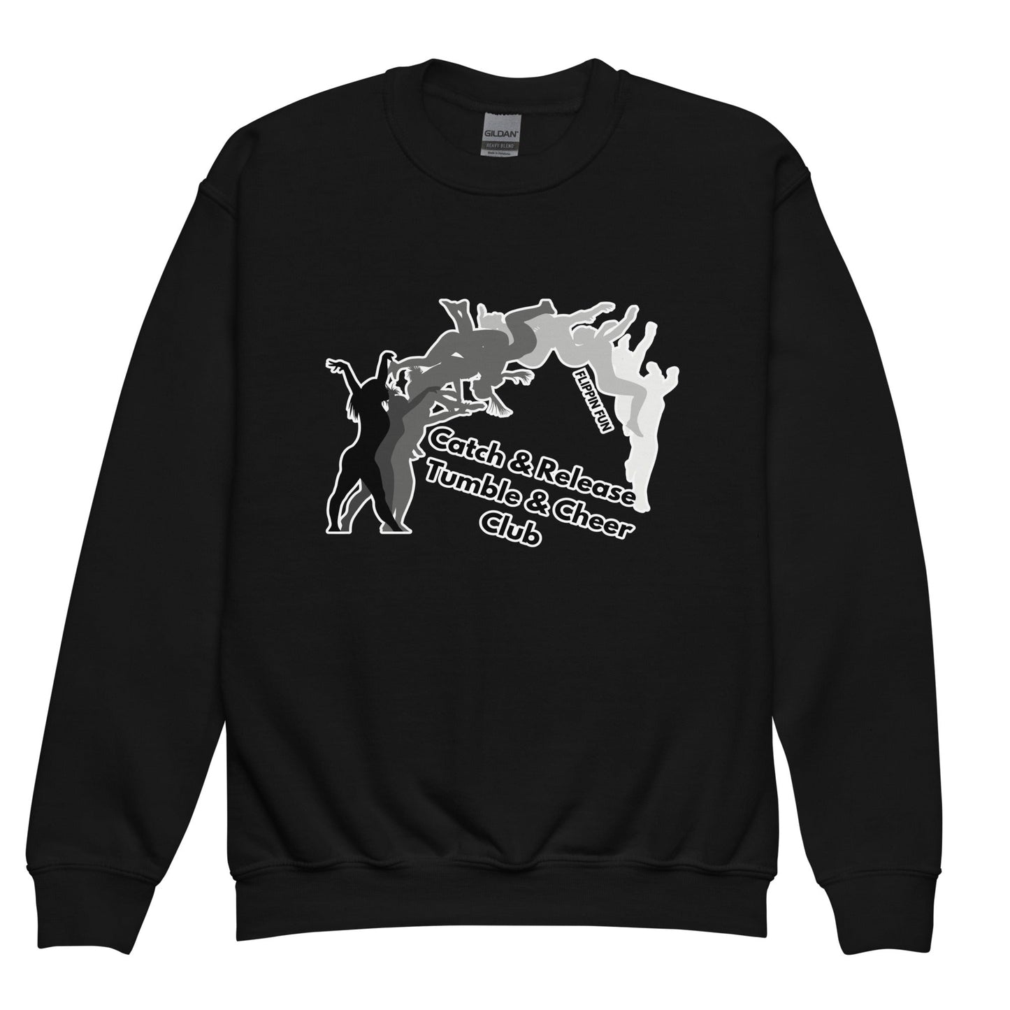 Classic | Youth Sweatshirt | Catch & Release Tumble & Cheer Club | Tumble Logo