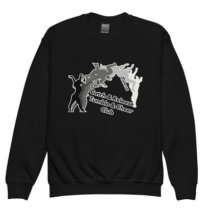 Classic | Youth Sweatshirt | Catch & Release Tumble & Cheer Club | Tumble Logo