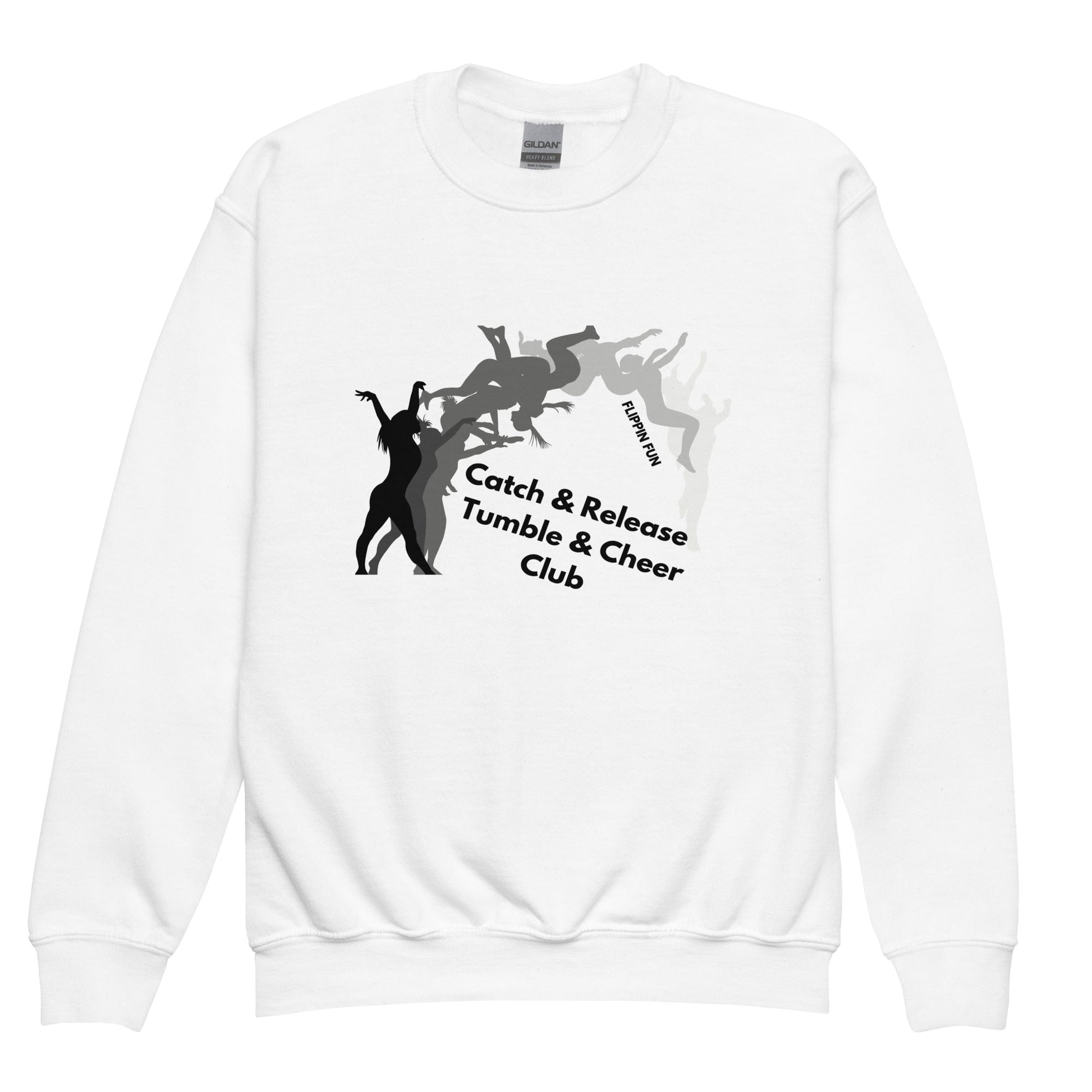 Classic | Youth Sweatshirt | Catch & Release Tumble & Cheer Club | Tumble Logo