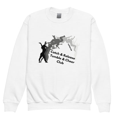 Classic | Youth Sweatshirt | Catch & Release Tumble & Cheer Club | Tumble Logo