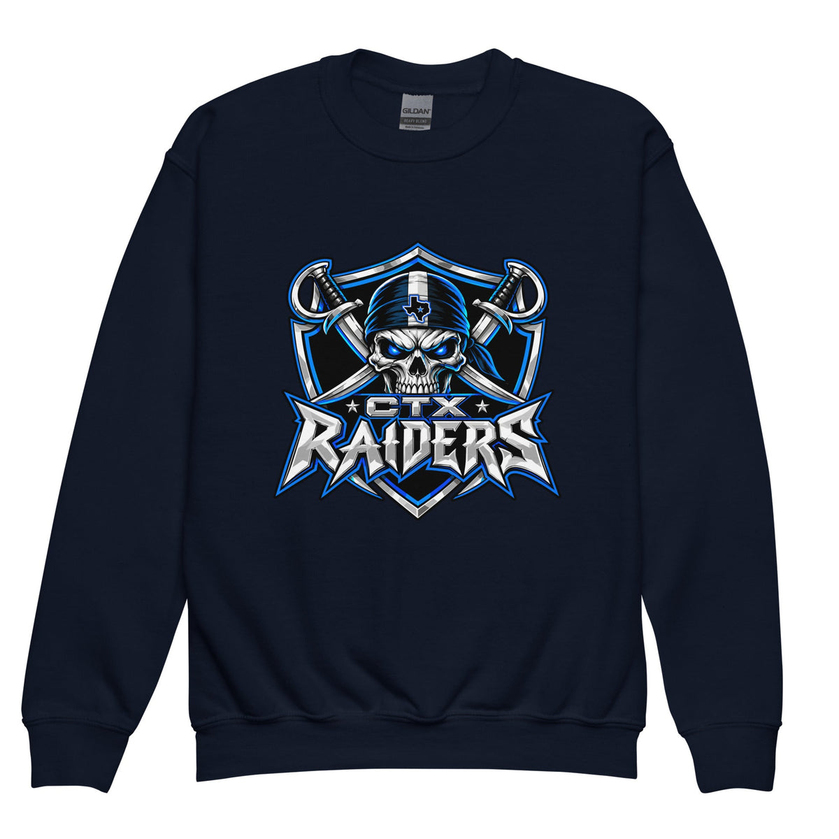 Classic | Youth Sweatshirt | Central Texas Raiders | Shield Logo