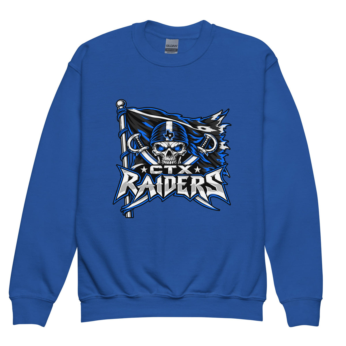 Classic | Youth Sweatshirt | Central Texas Raiders | Vanguard Logo