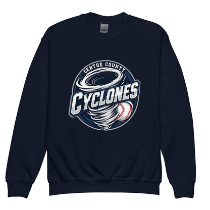 Classic | Youth Sweatshirt | Centre County Cyclones | Badge Logo