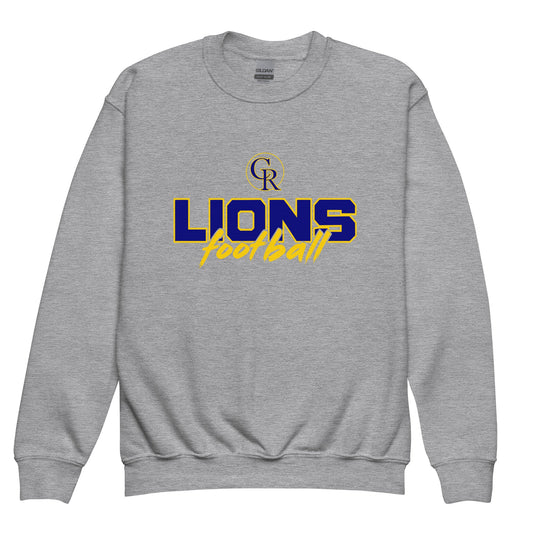Classic | Youth Sweatshirt | Chestnut Ridge Lions Football | Vanguard Logo