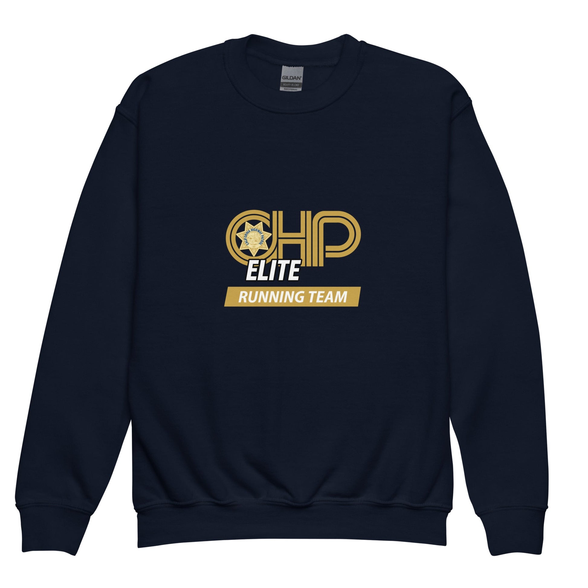 Classic | Youth Sweatshirt | CHP Elite Running Team | Runner Crest Logo