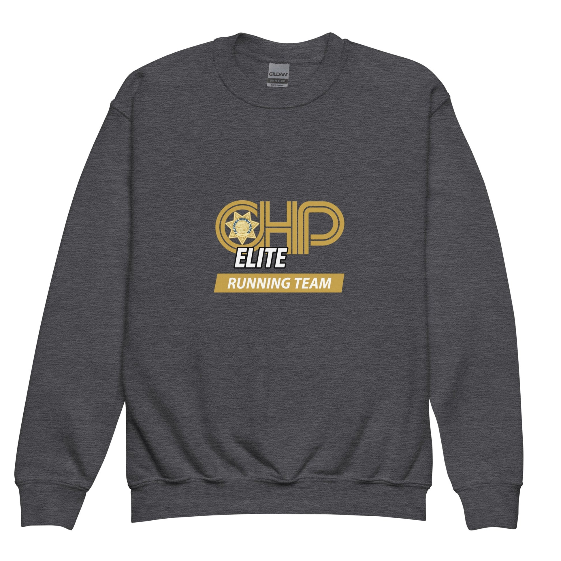 Classic | Youth Sweatshirt | CHP Elite Running Team | Runner Crest Logo