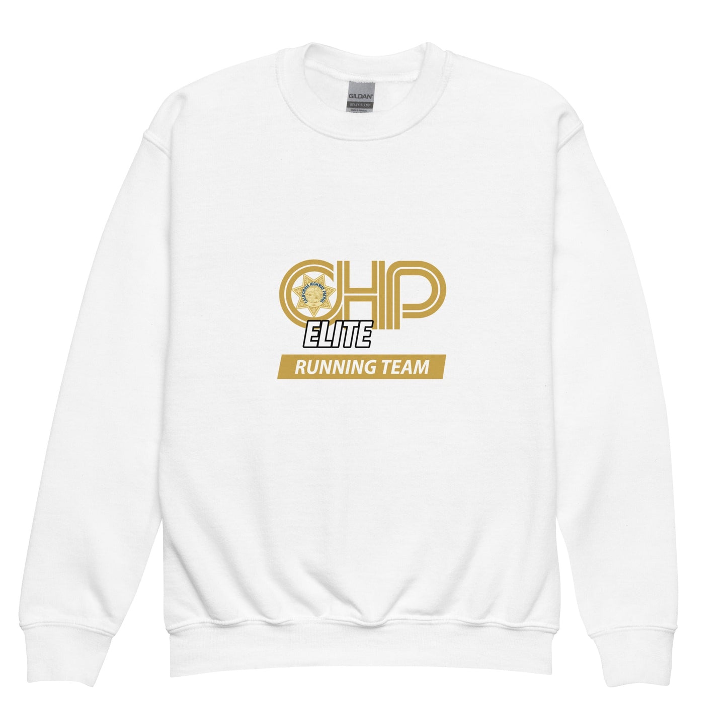 Classic | Youth Sweatshirt | CHP Elite Running Team | Runner Crest Logo