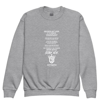Classic | Youth Sweatshirt | City Boyz Elite | Legacy Builder Mark Logo