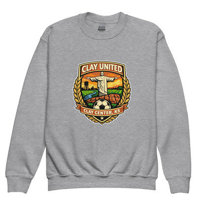 Classic | Youth Sweatshirt | Clay United | Crest Logo