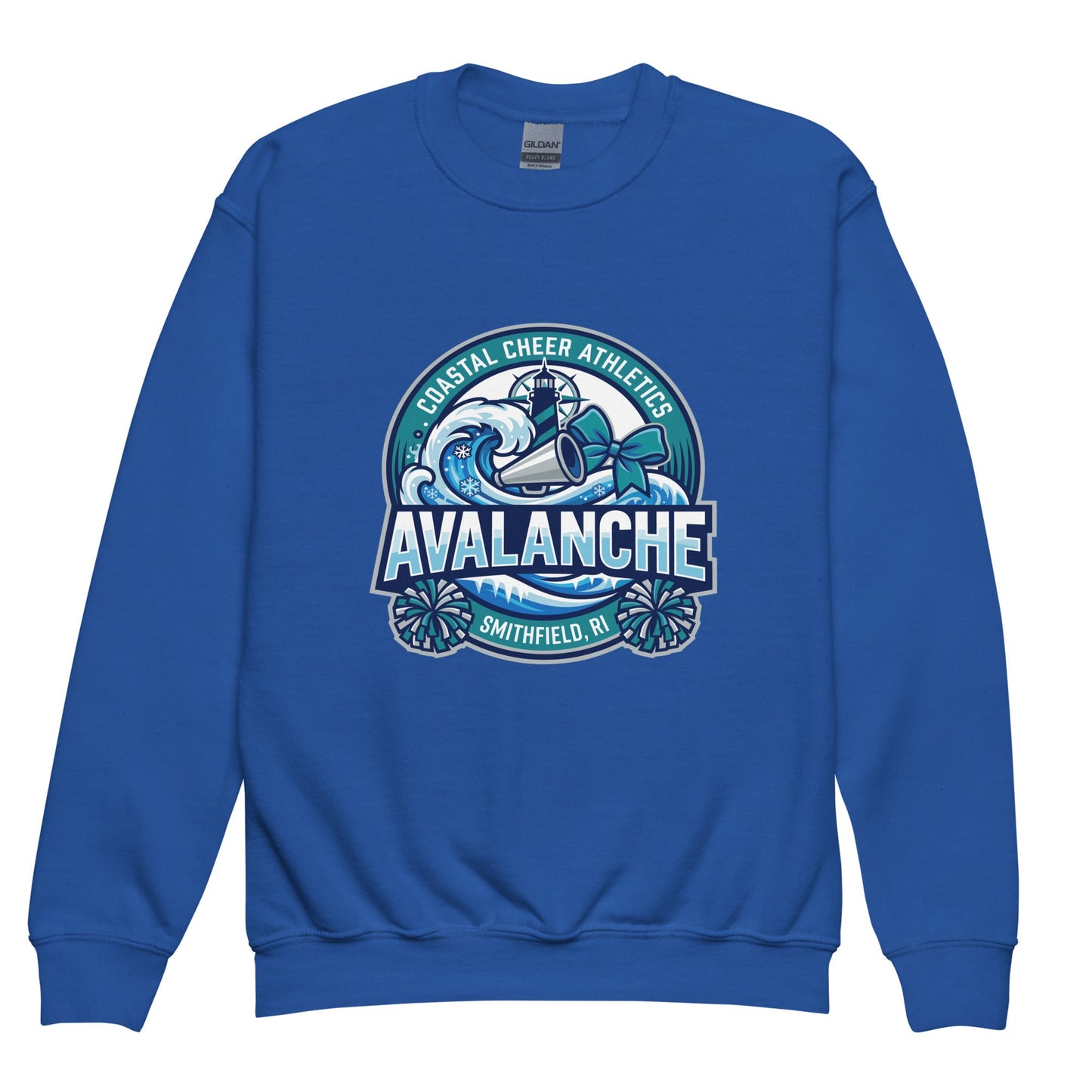 Classic | Youth Sweatshirt | Coastal Cheer Athletics Avalanche