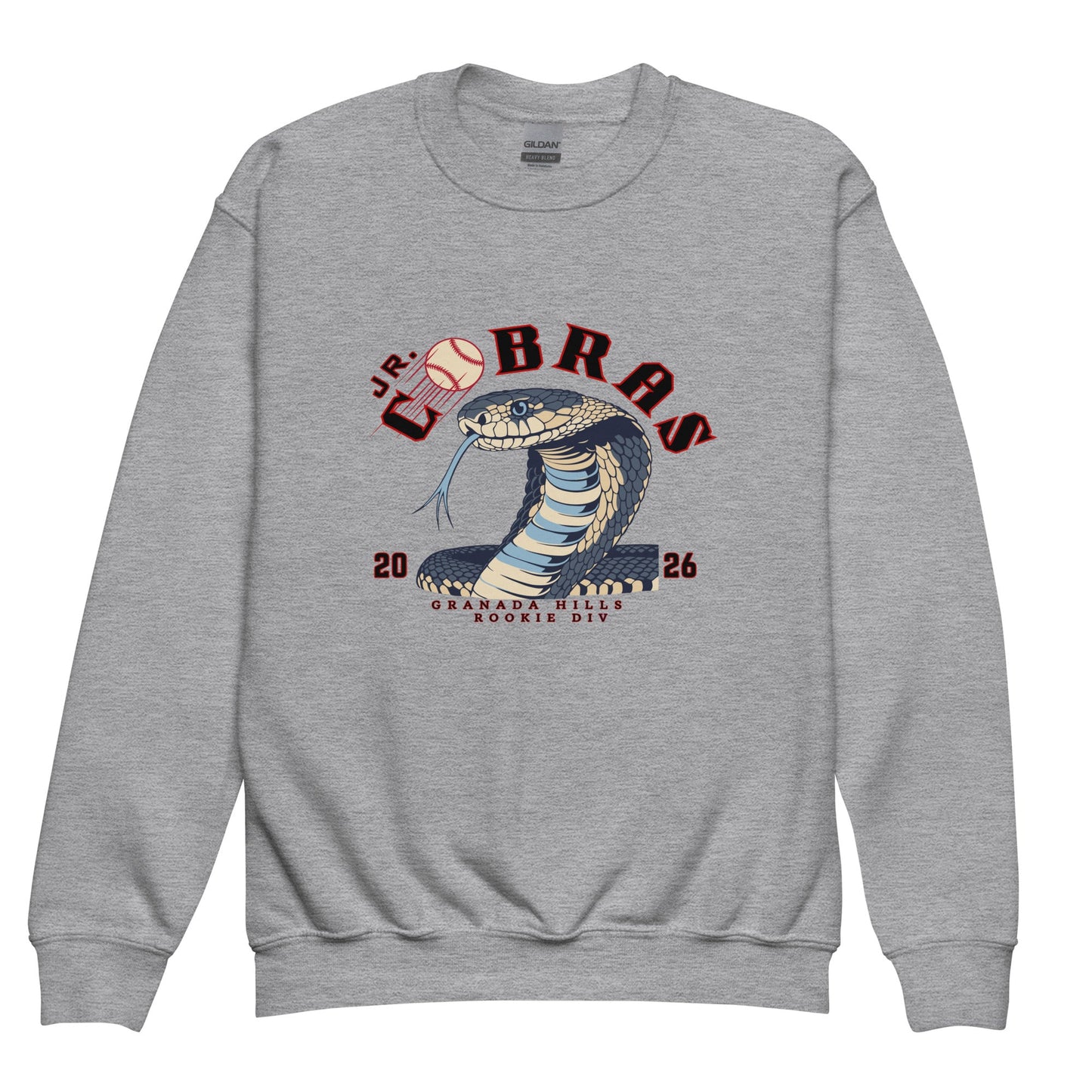 Classic | Youth Sweatshirt | Cobras '26 | Rookie Div Logo