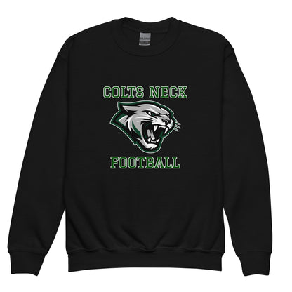 Classic | Youth Sweatshirt | Colts Neck Cougars | Youth Tackle Football (AYF) | Green Predator Logo