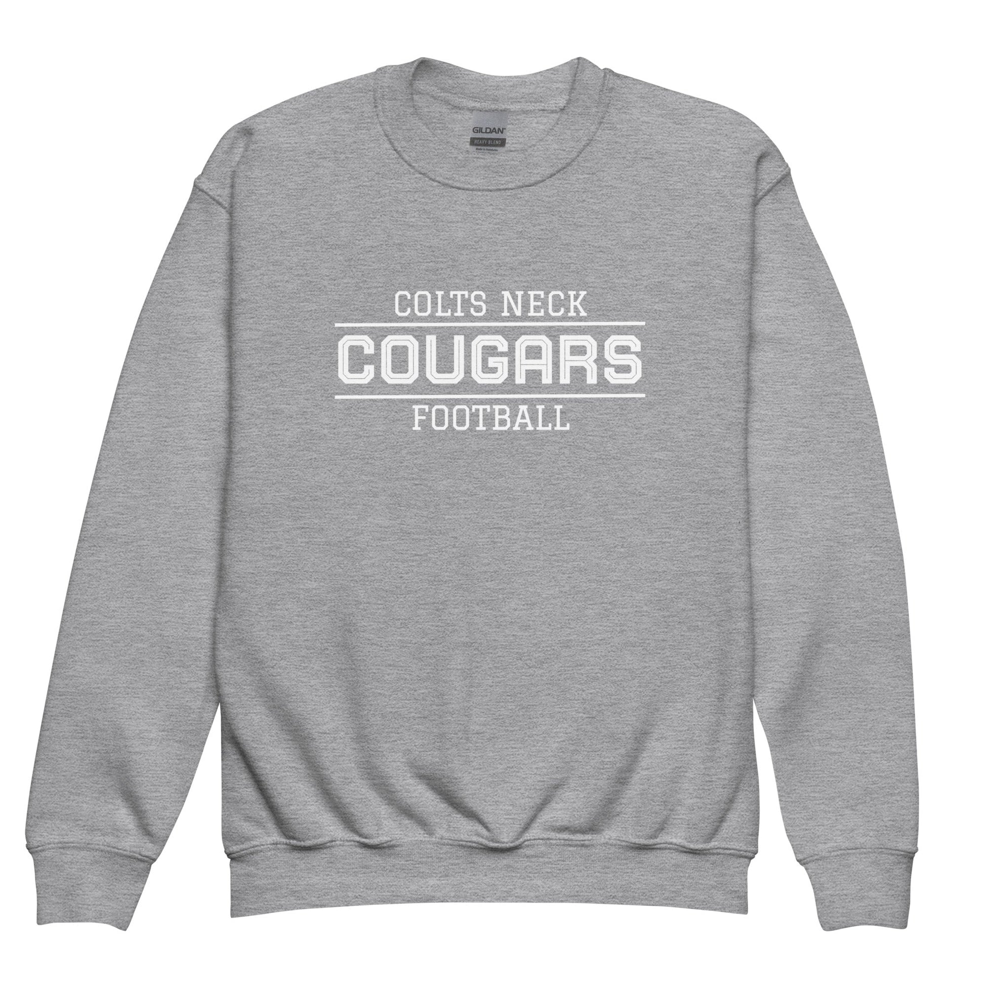 Classic | Youth Sweatshirt | Colts Neck Cougars | Youth Tackle Football (AYF) | Script Logo
