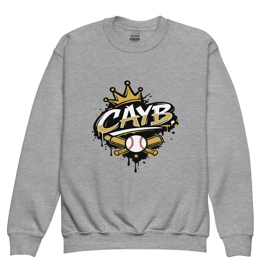 Classic | Youth Sweatshirt | Conroe Area Youth Baseball | Crown Logo