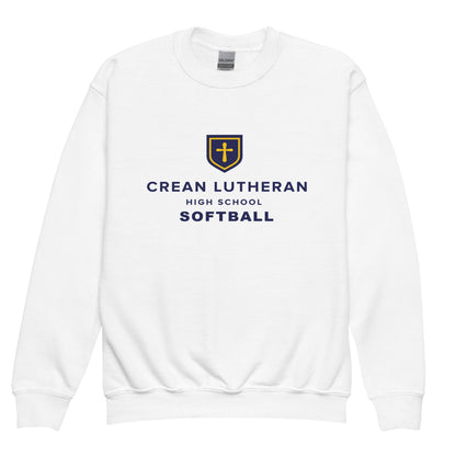 Classic | Youth Sweatshirt | Crean Lutheran Softball | CLHS SB Logo