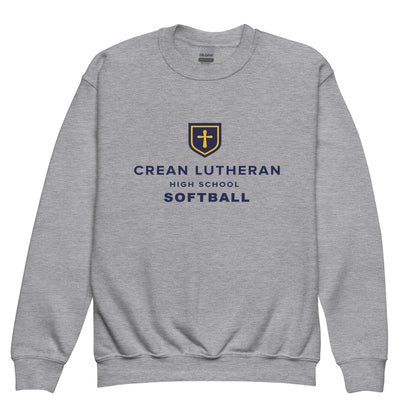 Classic | Youth Sweatshirt | Crean Lutheran Softball | CLHS SB Logo