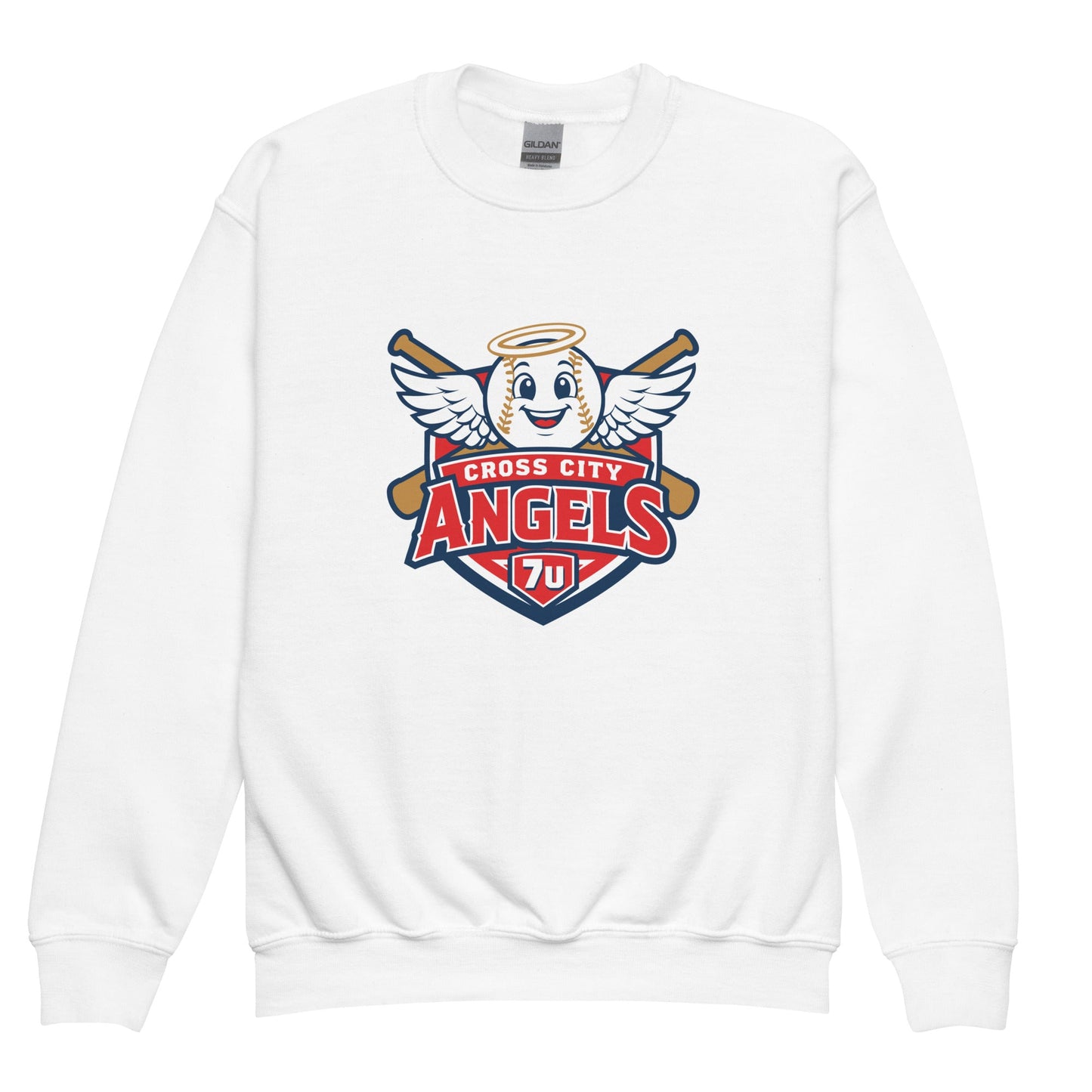 Classic | Youth Sweatshirt | Cross City Angels | Shield Logo