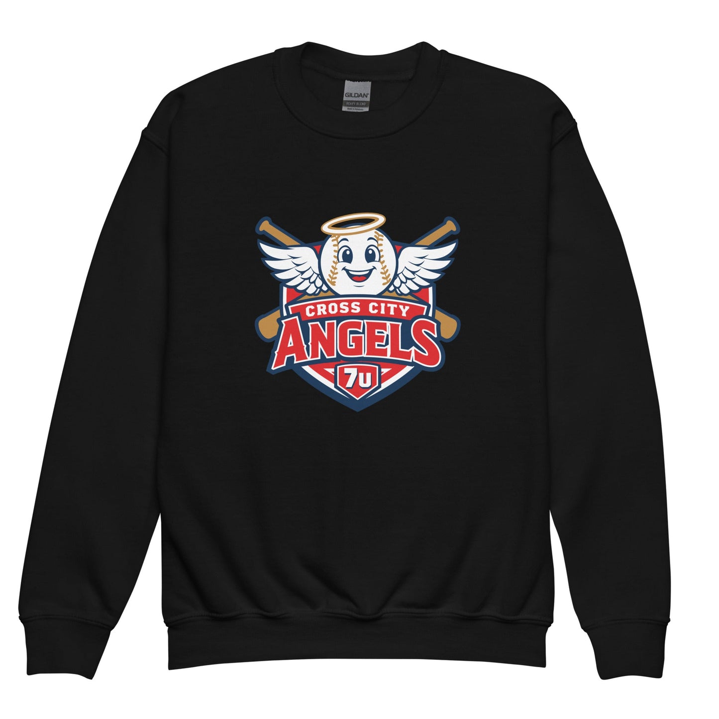 Classic | Youth Sweatshirt | Cross City Angels | Shield Logo