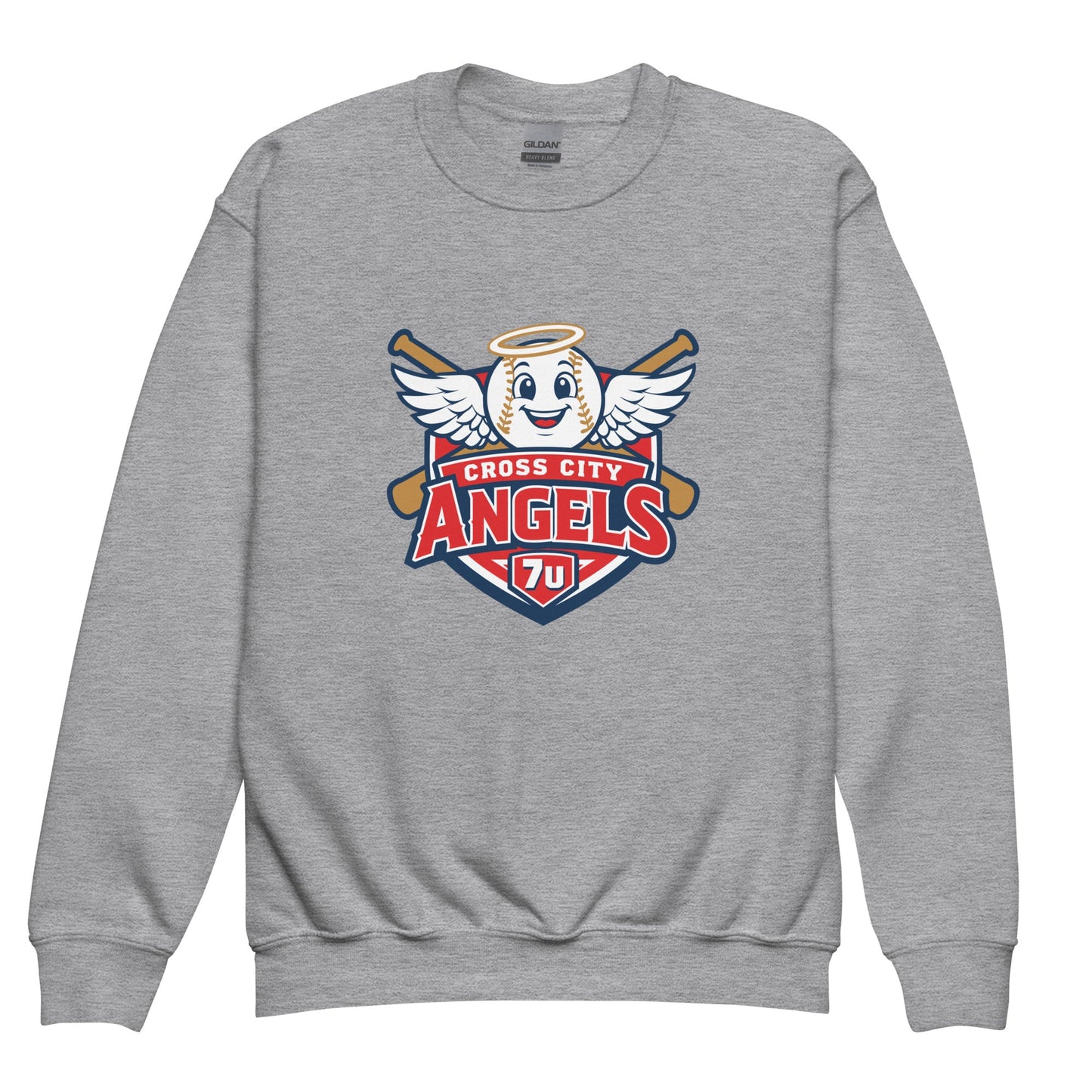 Classic | Youth Sweatshirt | Cross City Angels | Shield Logo