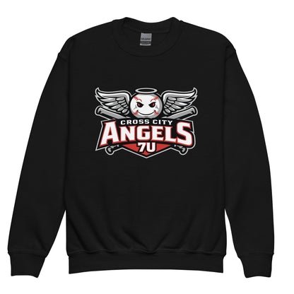 Classic | Youth Sweatshirt | Cross City Angels | Winged Guardian Logo
