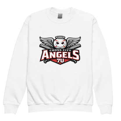 Classic | Youth Sweatshirt | Cross City Angels | Winged Guardian Logo