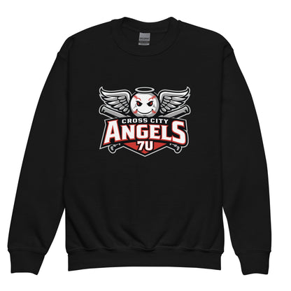 Classic | Youth Sweatshirt | Cross City Angels | Winged Guardian Logo