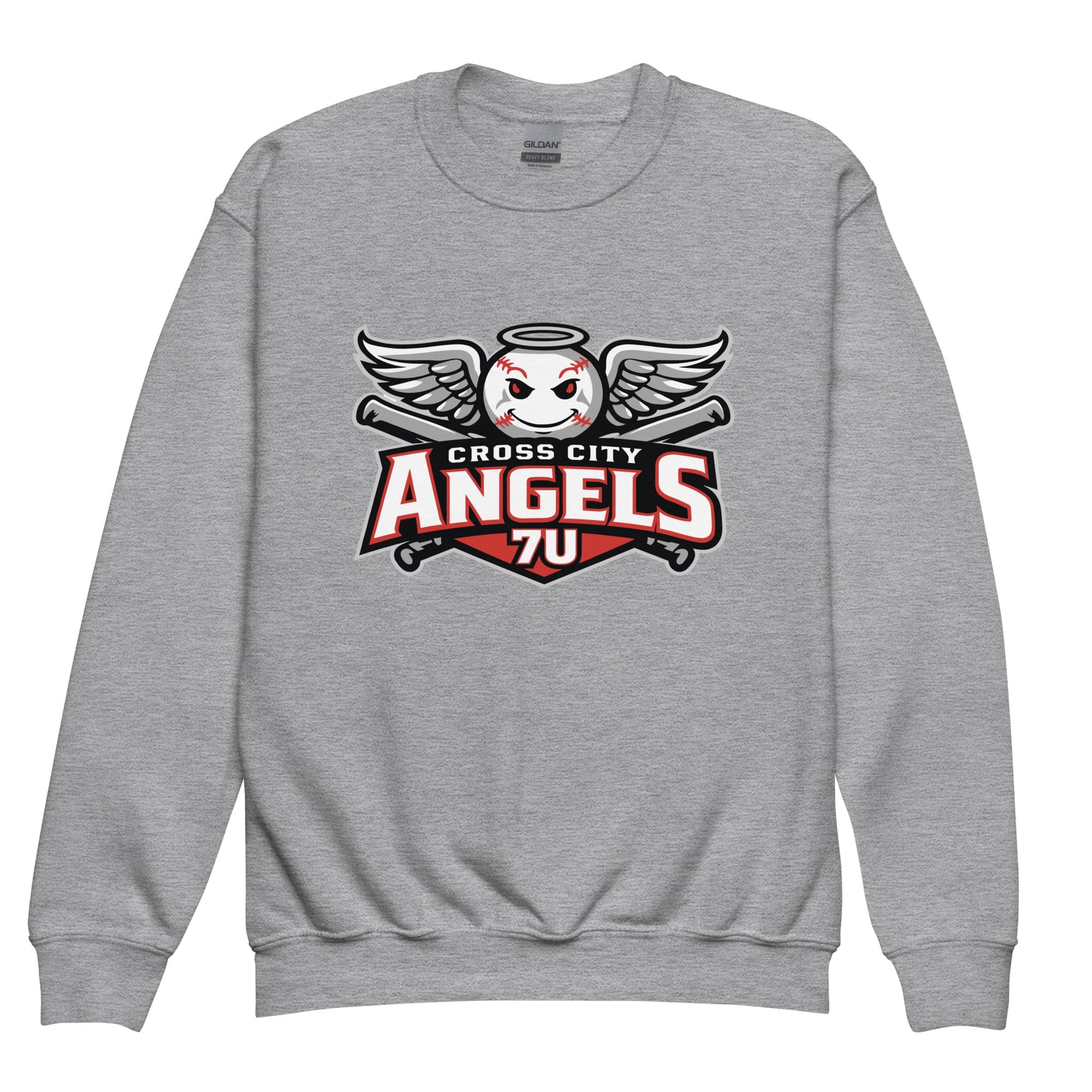 Classic | Youth Sweatshirt | Cross City Angels | Winged Guardian Logo