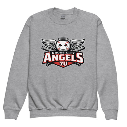 Classic | Youth Sweatshirt | Cross City Angels | Winged Guardian Logo
