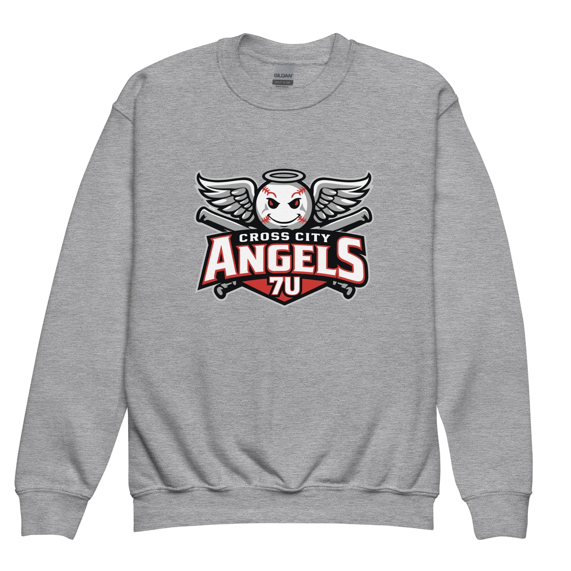 Classic | Youth Sweatshirt | Cross City Angels | Winged Guardian Logo