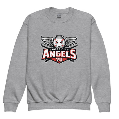 Classic | Youth Sweatshirt | Cross City Angels | Winged Guardian Logo