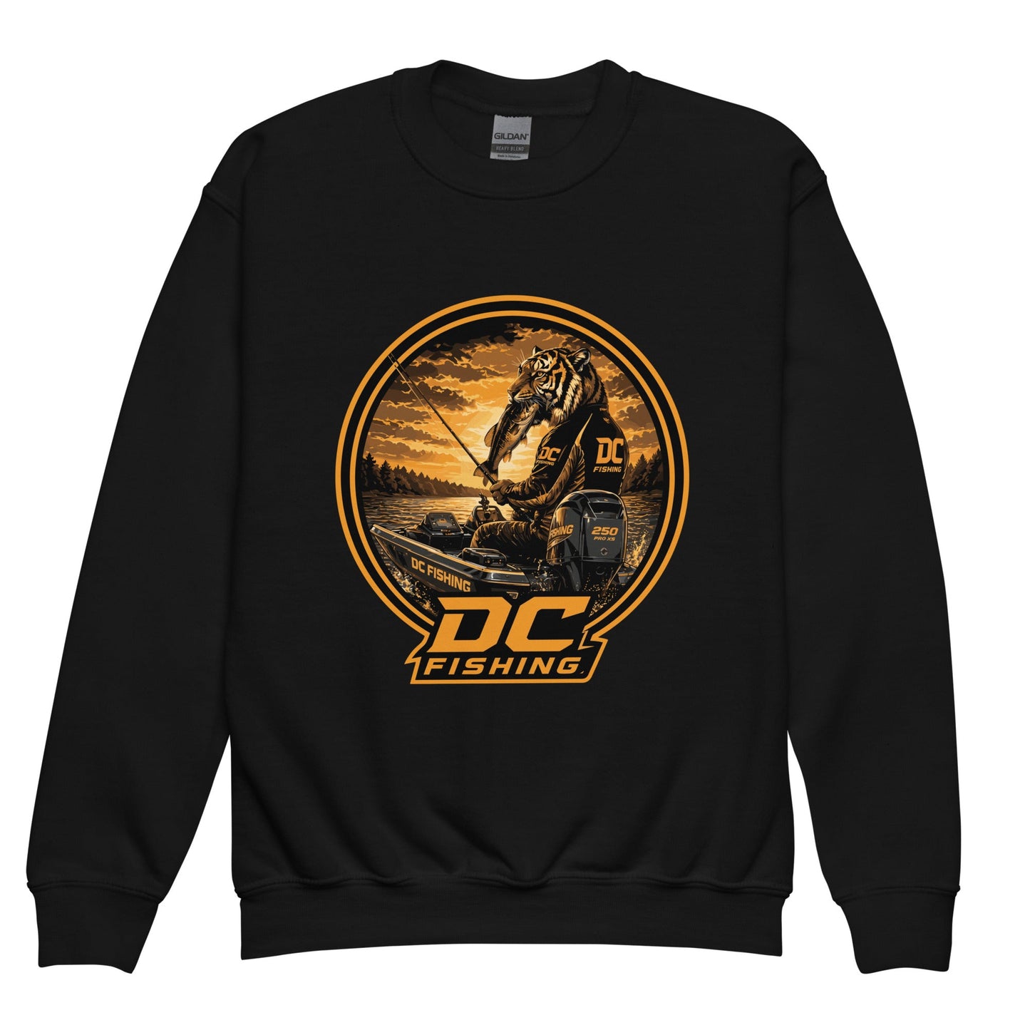 Classic | Youth Sweatshirt | DeKalb Fishing Team | Badge Logo