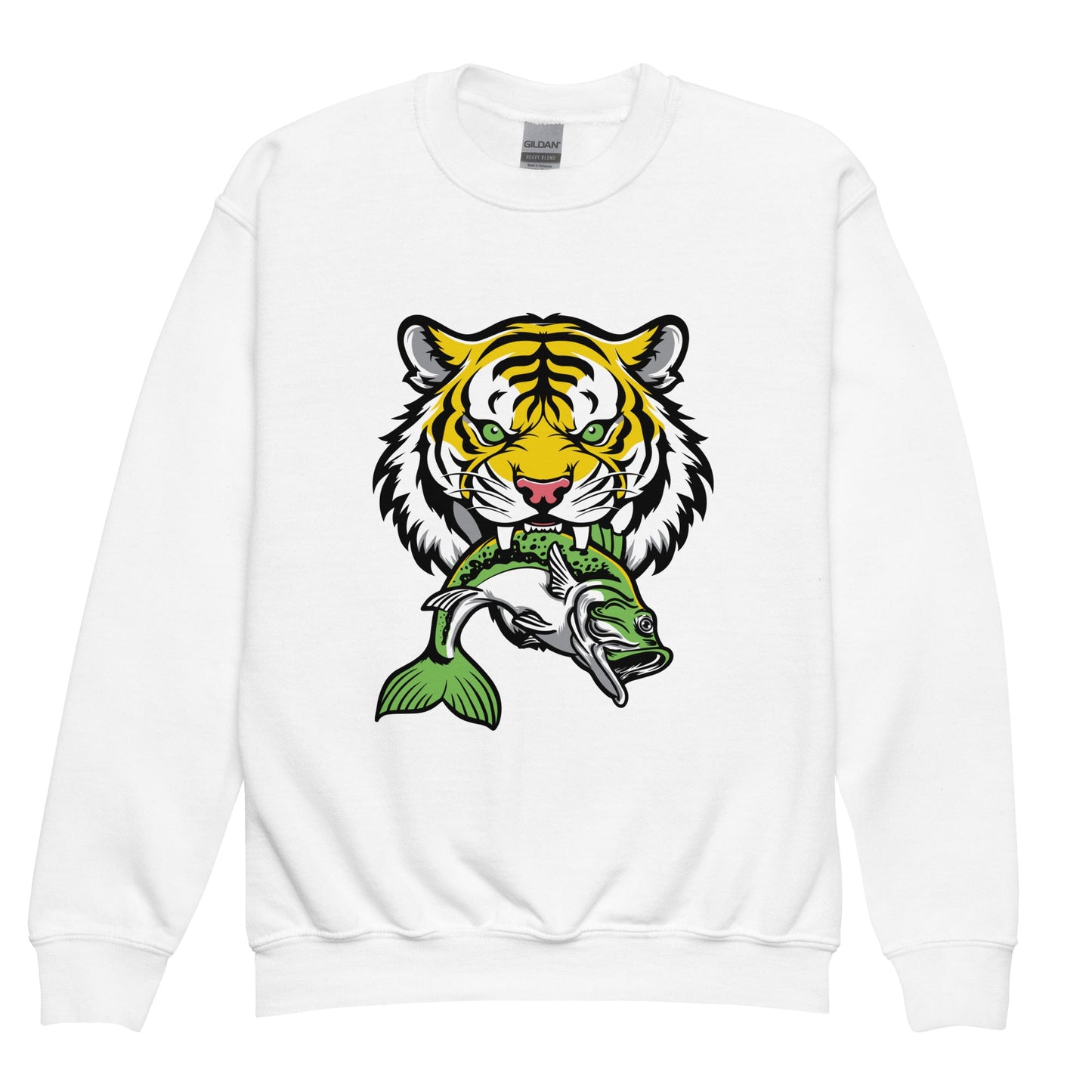 Classic | Youth Sweatshirt | DeKalb Fishing Team | Mascot Logo