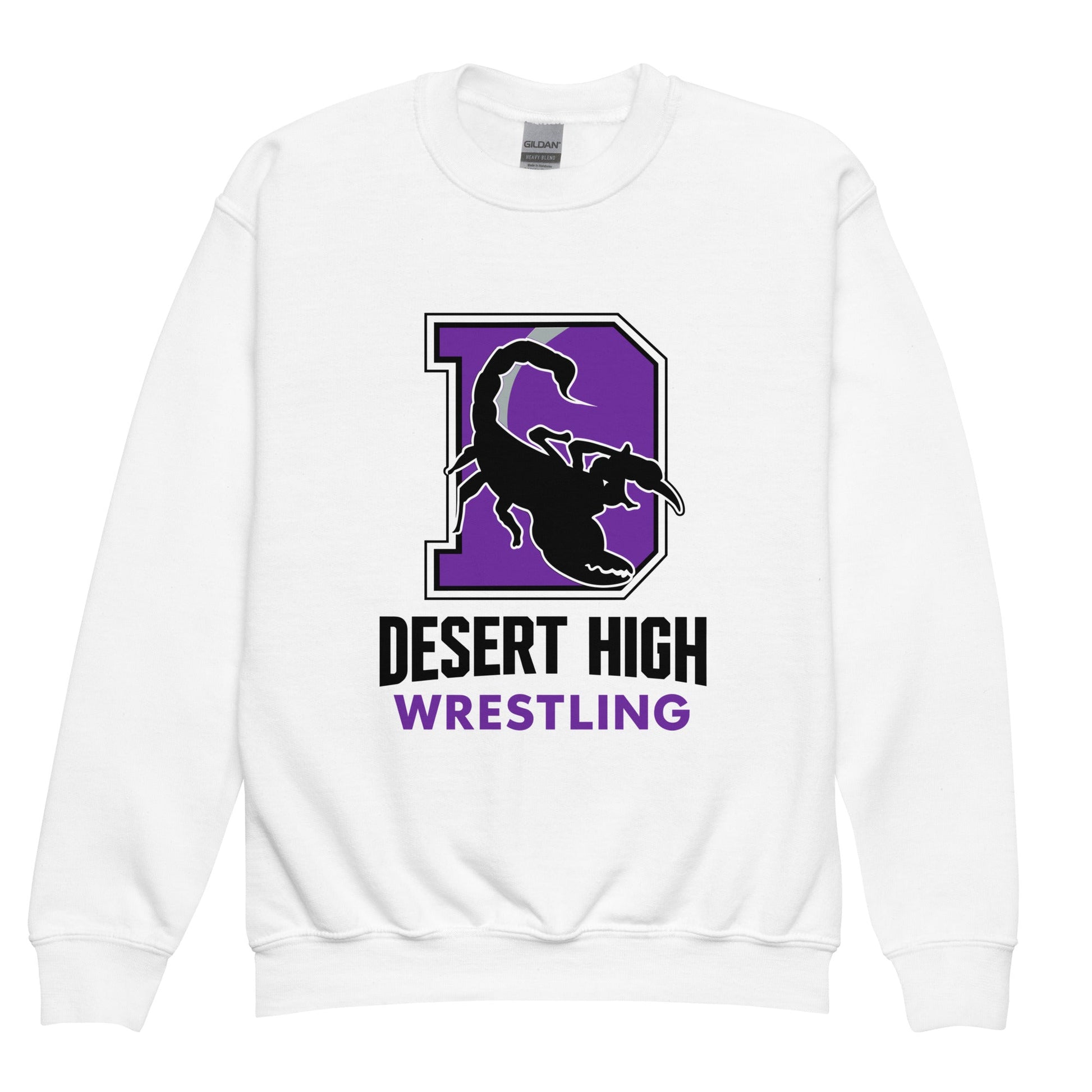 Classic | Youth Sweatshirt | Desert High Scorpions | Crest Logo