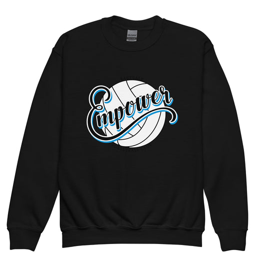 Classic | Youth Sweatshirt | Empower Volleyball Club | Emblem Logo