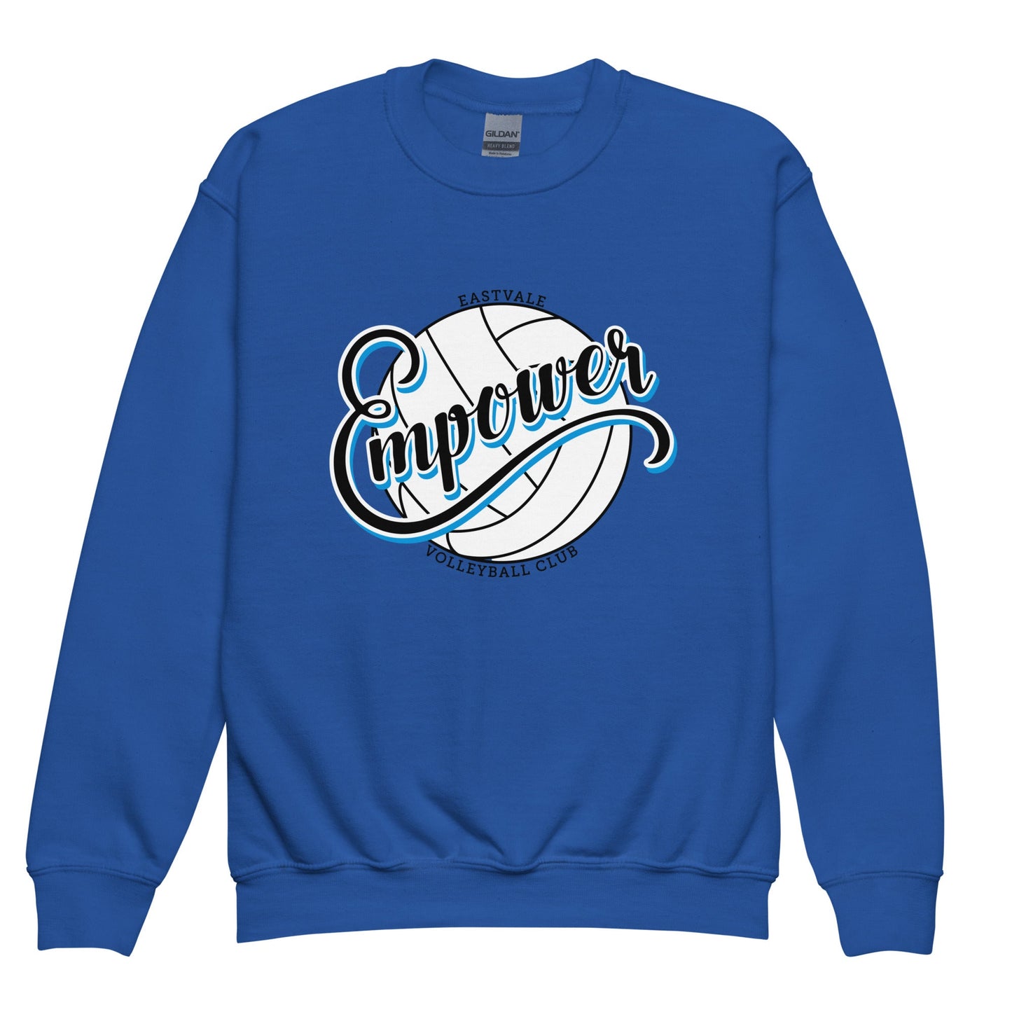 Classic | Youth Sweatshirt | Empower Volleyball Club | Emblem Logo