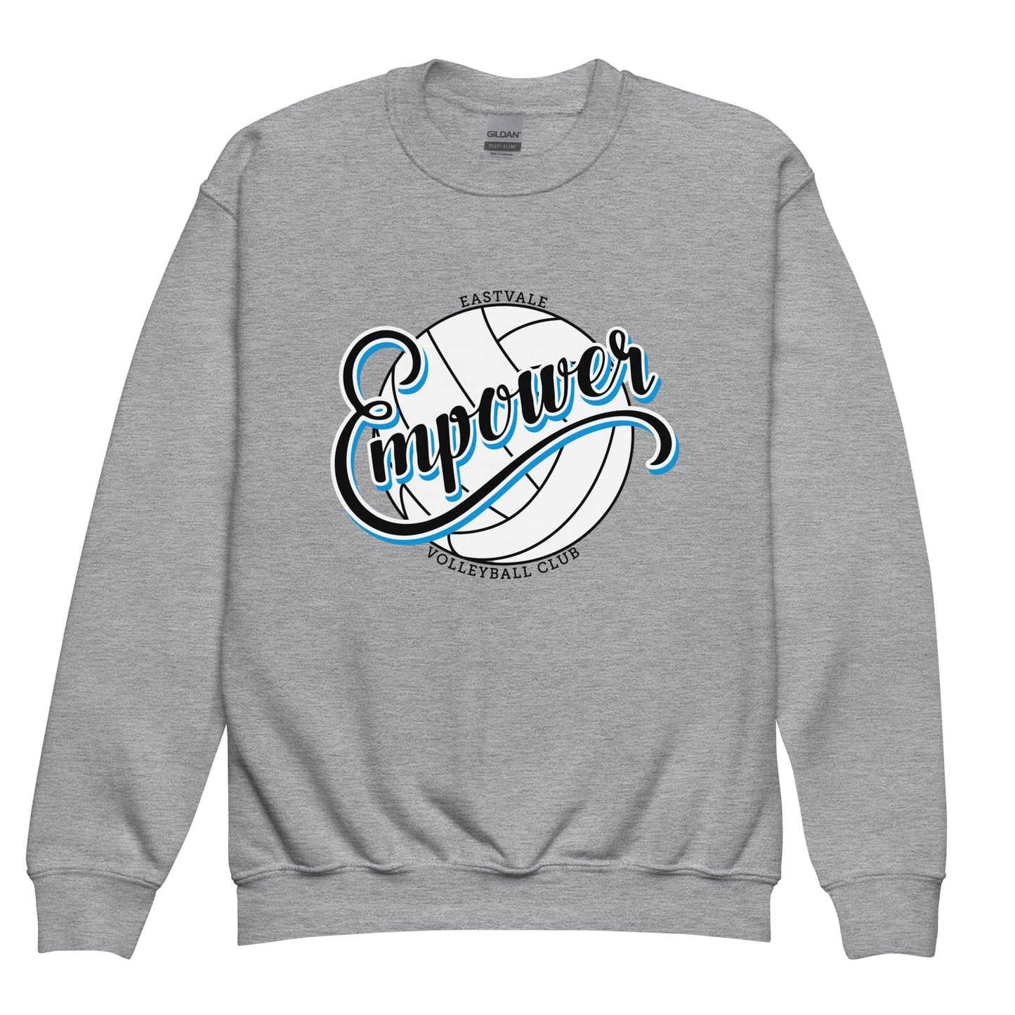 Classic | Youth Sweatshirt | Empower Volleyball Club | Emblem Logo