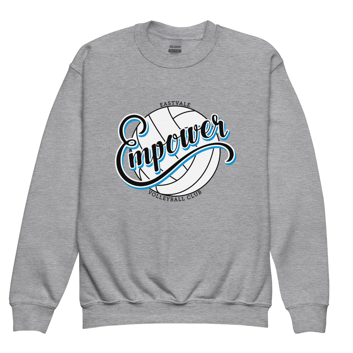 Classic | Youth Sweatshirt | Empower Volleyball Club | Emblem Logo